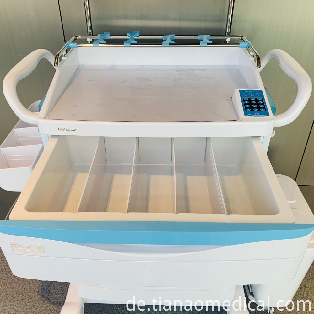Krankenhaus Keyless Entry Anaesthesia Trolley Hospital Keyless Entry Anesthesia Trolley